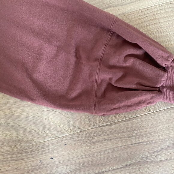 Express Mauve Relaxed Crew Neck Top Size Medium - Picture 6 of 8